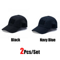 1/2pcs New Men Camouflage Baseball Cap Breathable Sunscreen Hat Outdoor Sports Hunting Hiking Camping Beach Fishing Sun Hat